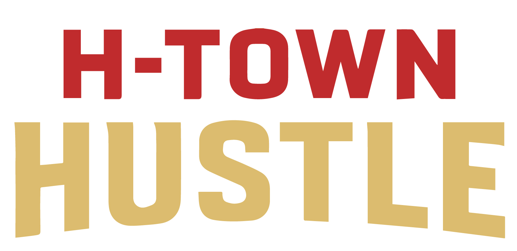 H-Town Hustle — official red and gold wordmark
