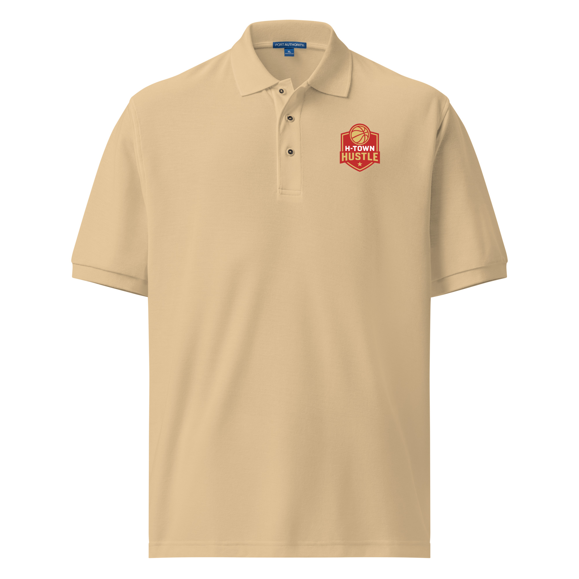 Hustle Logo Premium Polo (Mens) - Image 3
