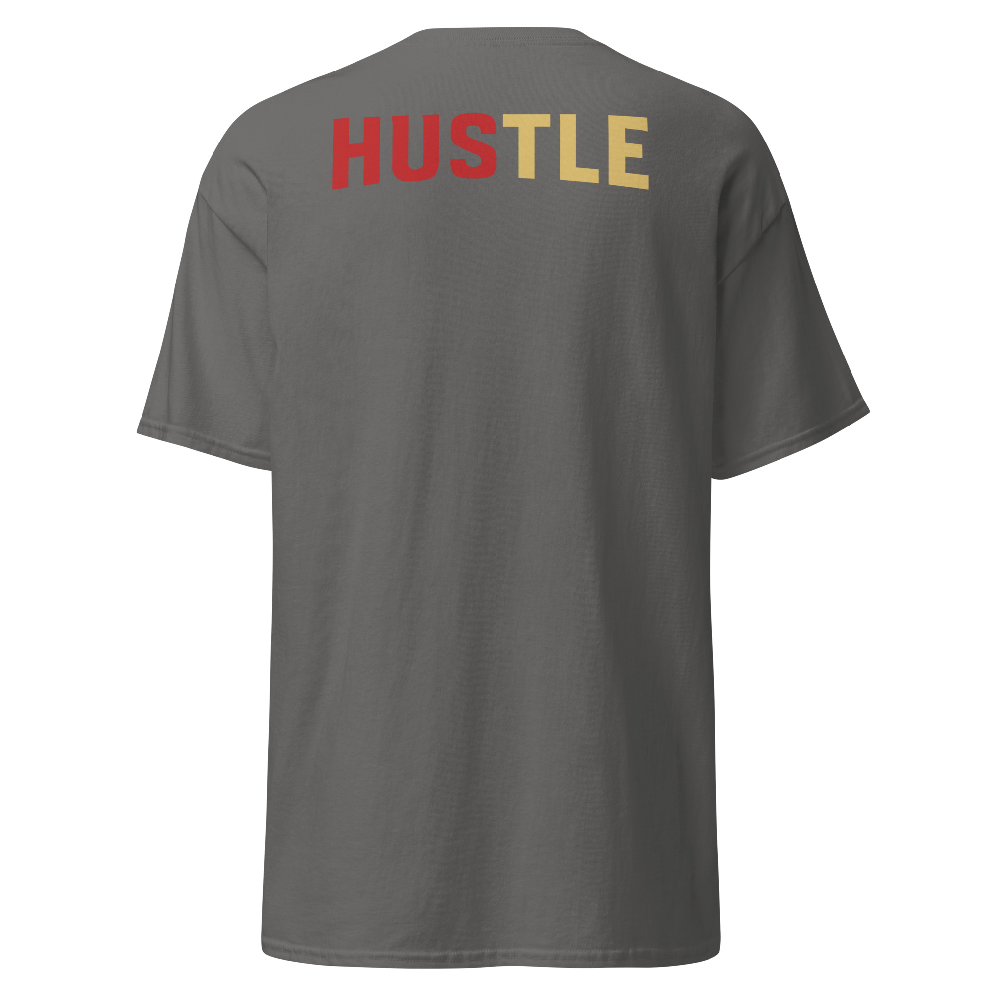 Adult Hustle Logo T-shirt (Unisex) - Image 4