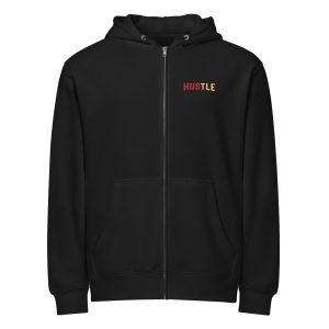 Hustle Logo Zip hoody (Unisex)