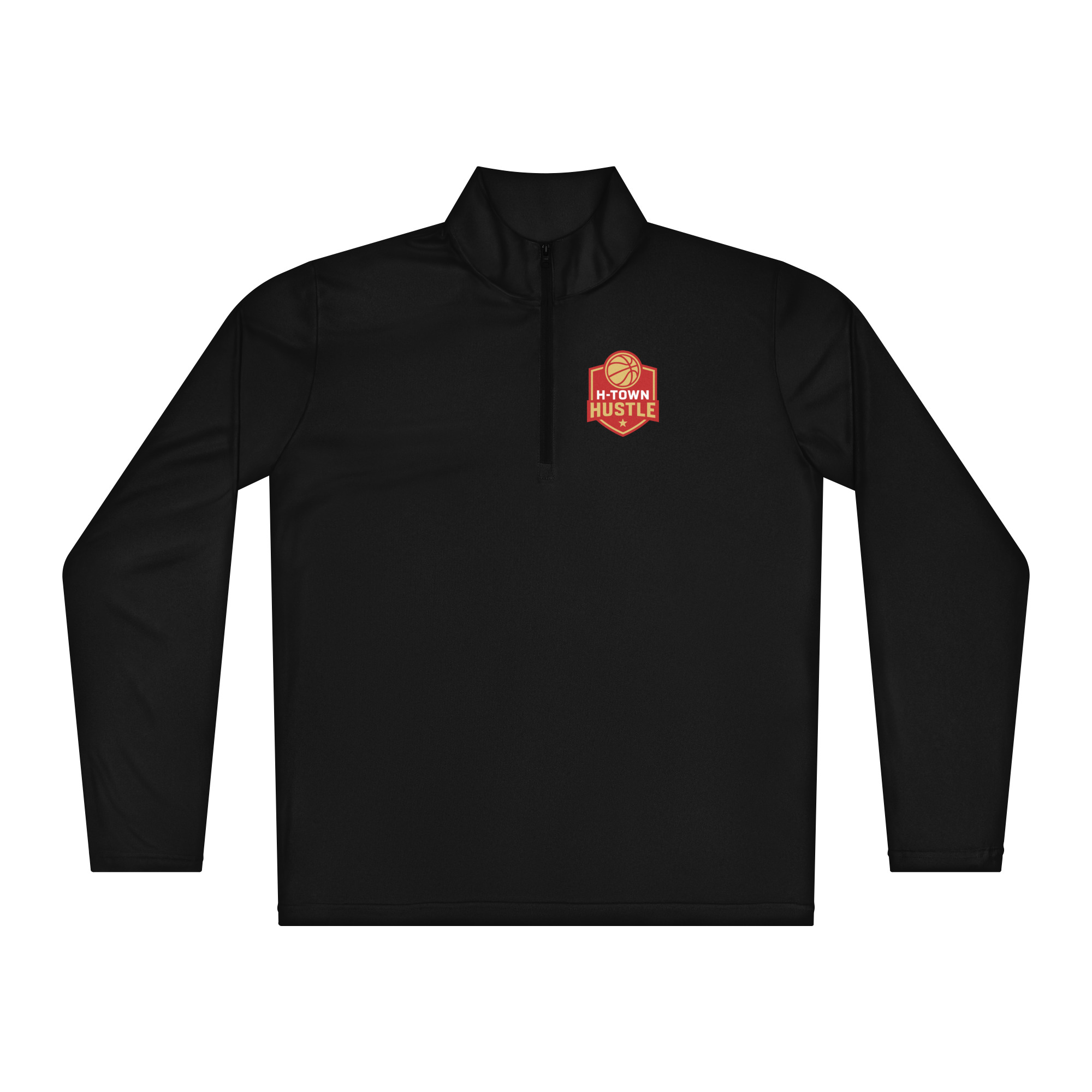 Hustle Logo Lightweight quarter-zip pullover