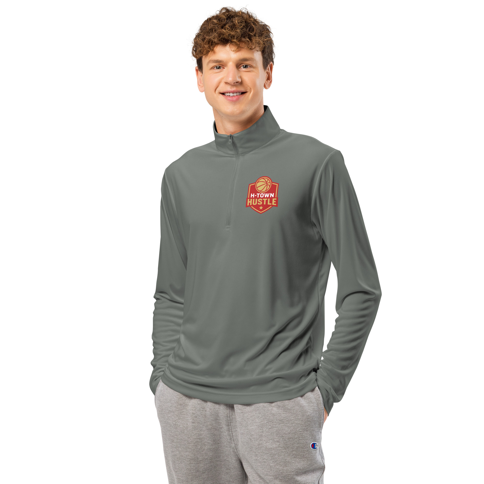 Hustle Logo Lightweight quarter-zip pullover - Image 8